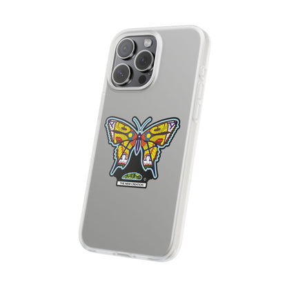 Colorful Butterfly Flexi Case – Soft Artistic Phone Cover, Eco-Friendly, Slim Shock-Absorbing Design