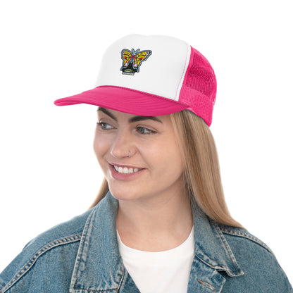 Butterfly Snapback Hat – Flat Bill Cap with Adjustable Fit & Bold Embroidered Patch