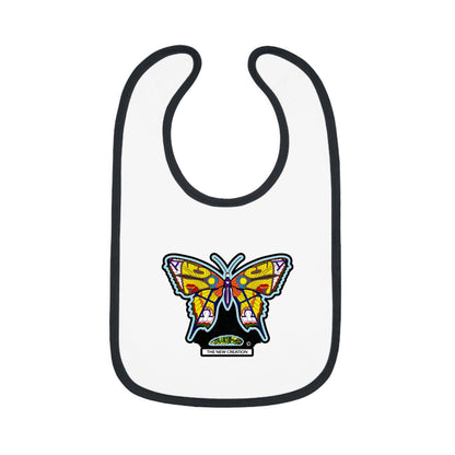 Colorful Butterfly Baby Bib - Cute Feeding Accessory, Infant Gift, Newborn Essential, Baby Shower Favor, Toddler Bib