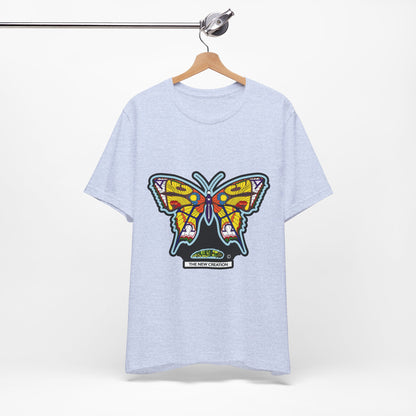 Colorful Butterfly Graphic Tee, Men's
