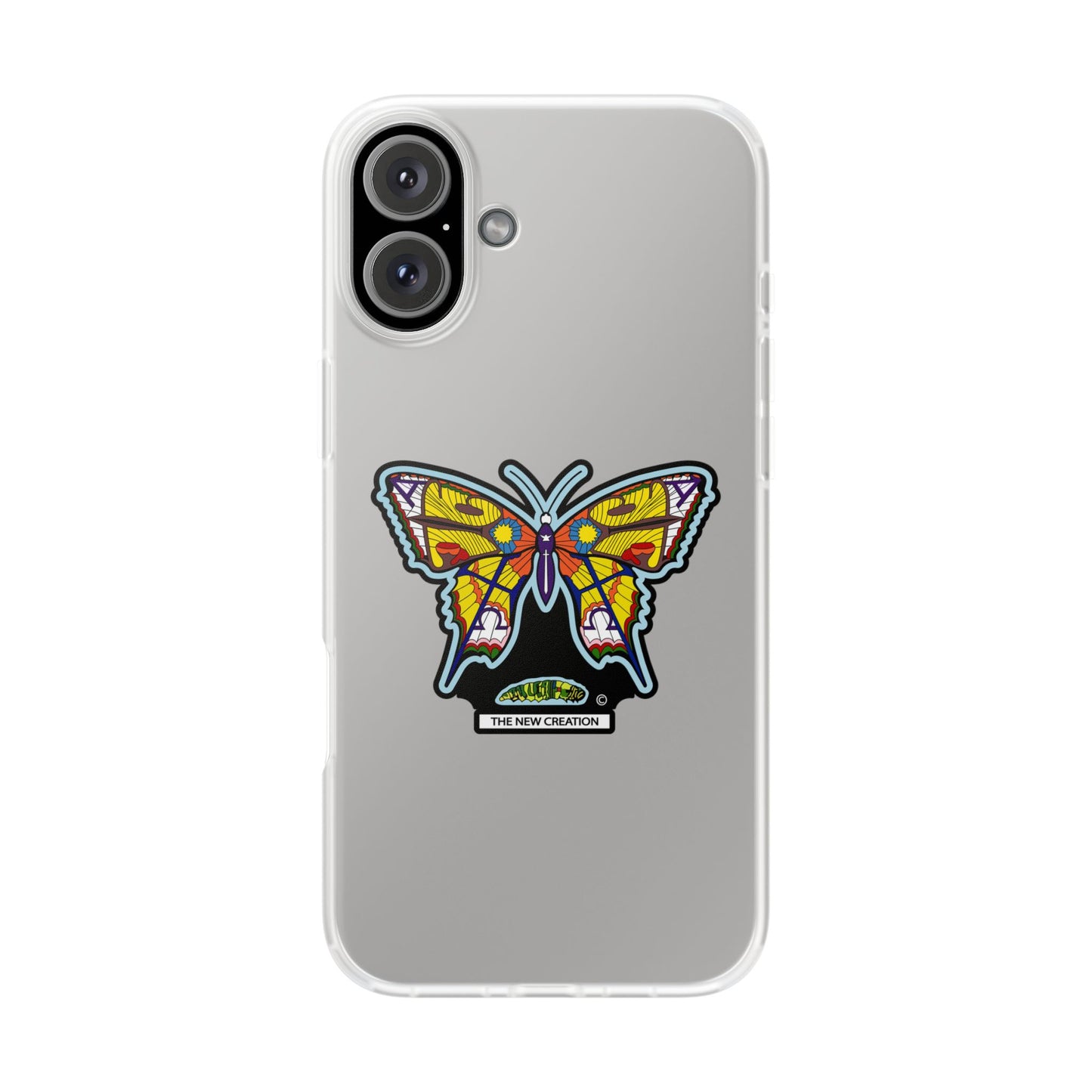 Colorful Butterfly Flexi Case – Soft Artistic Phone Cover, Eco-Friendly, Slim Shock-Absorbing Design