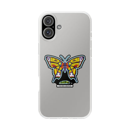 Colorful Butterfly Flexi Case – Soft Artistic Phone Cover, Eco-Friendly, Slim Shock-Absorbing Design
