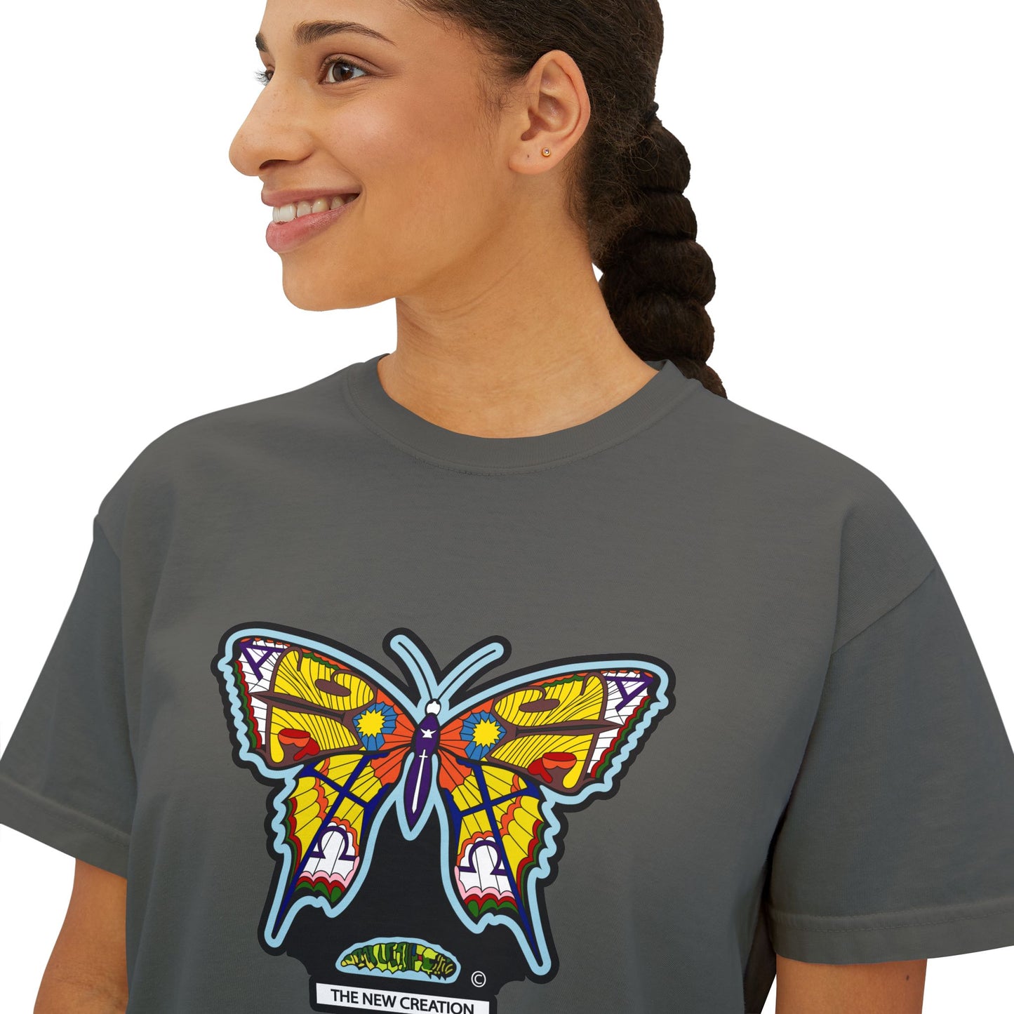 Bohemian Butterfly Women's Boxy Tee