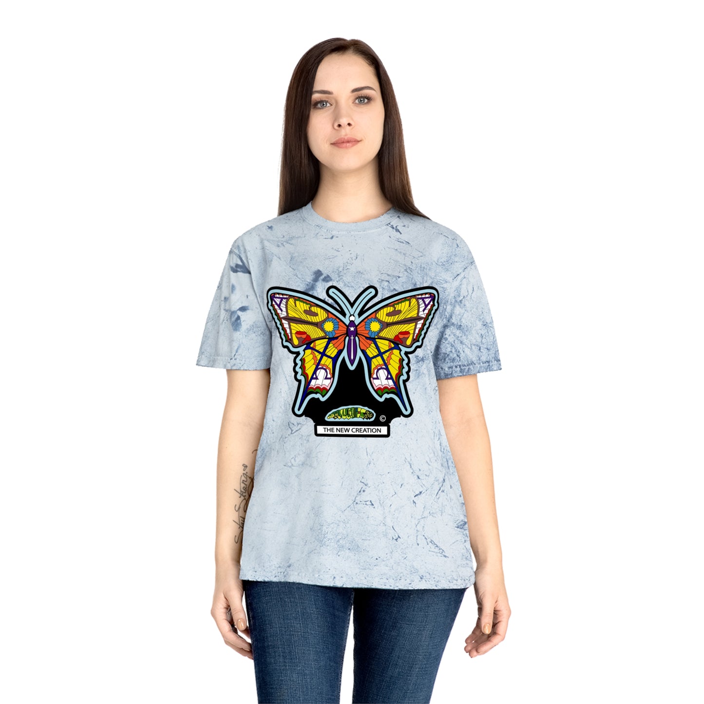 Colorful Butterfly Unisex T-Shirt Blast