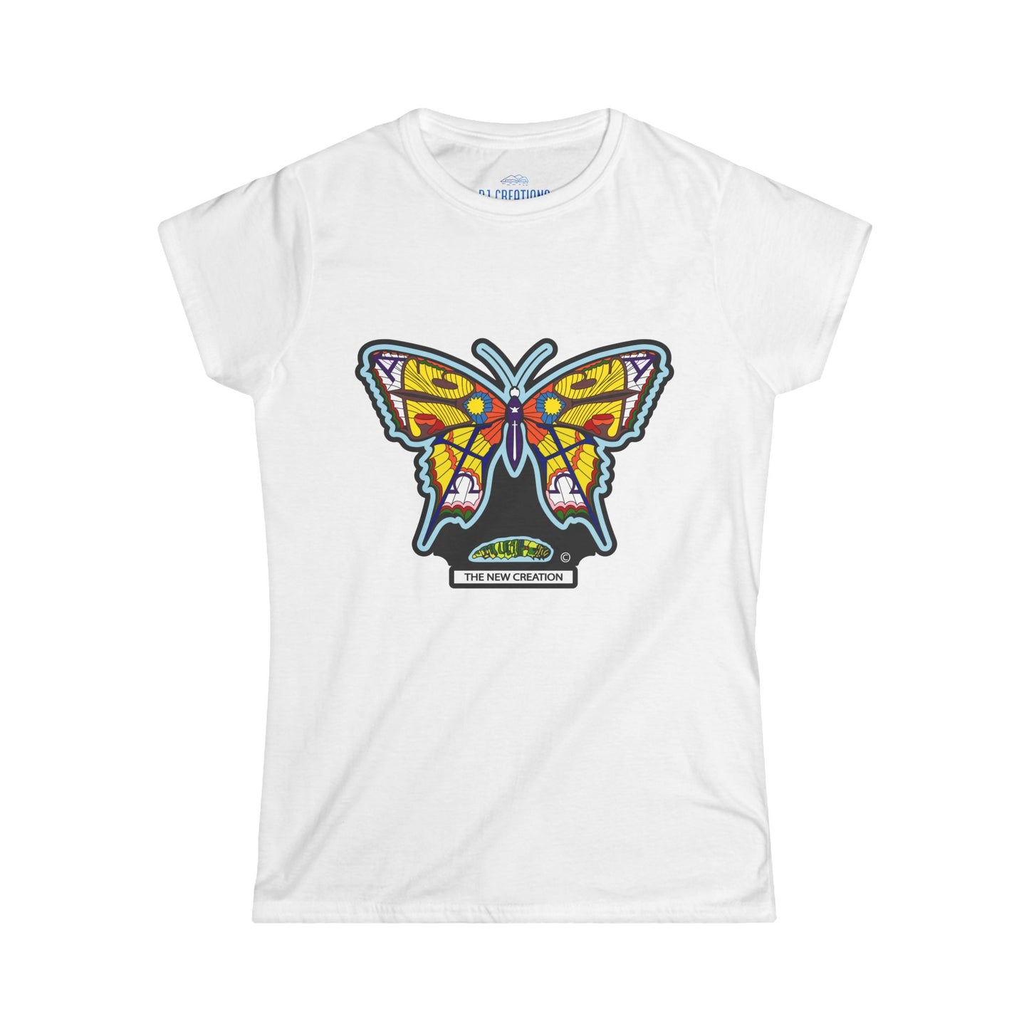 Colorful Butterfly Women's Softstyle Tee