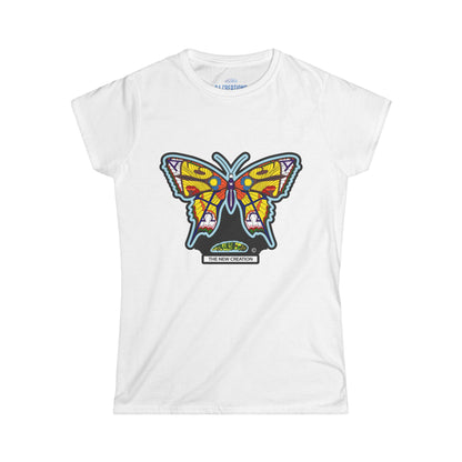 Colorful Butterfly Women's Softstyle Tee