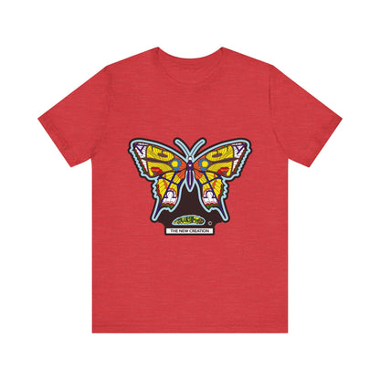 Colorful Butterfly Graphic Tee, Men's