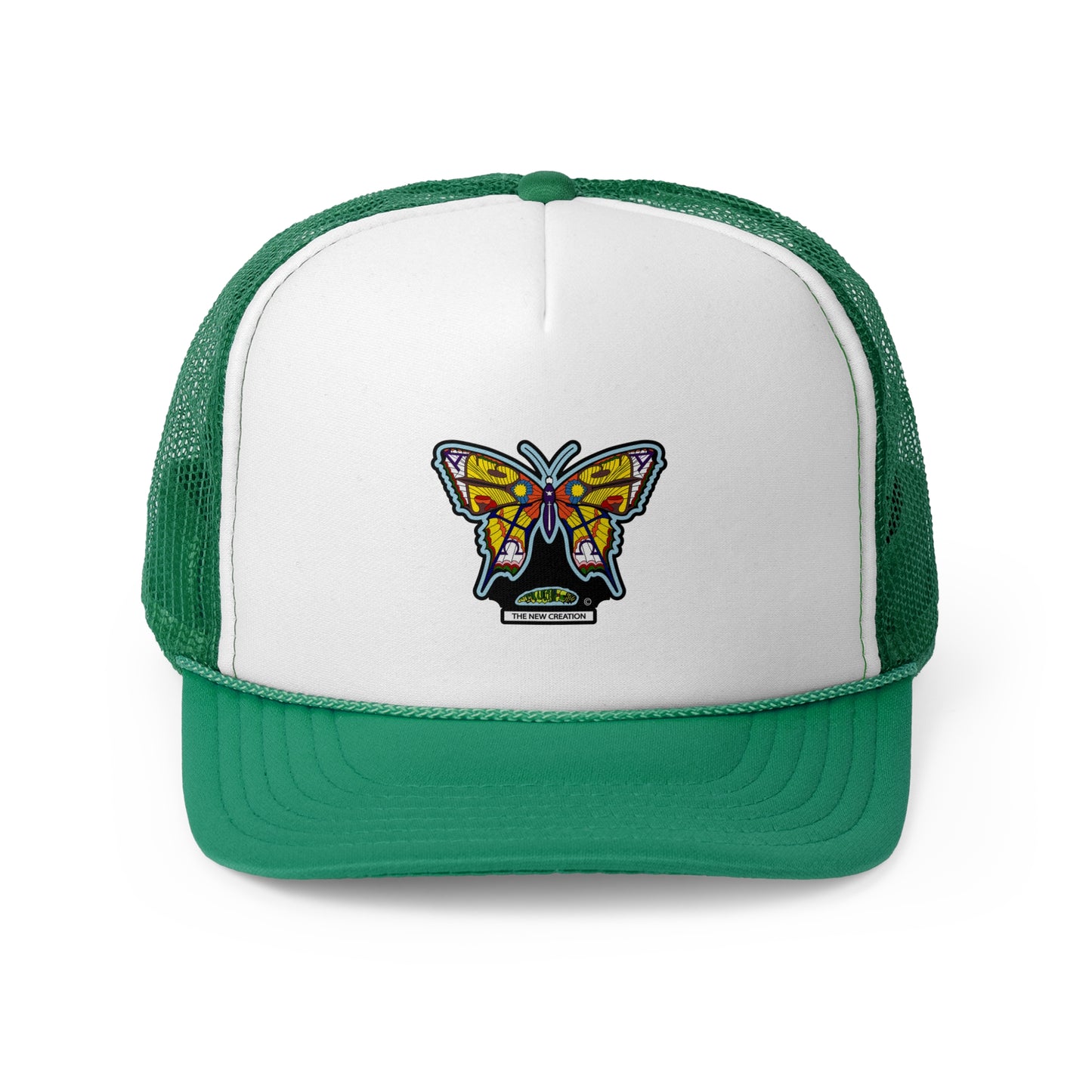 Butterfly Snapback Hat – Flat Bill Cap with Adjustable Fit & Bold Embroidered Patch
