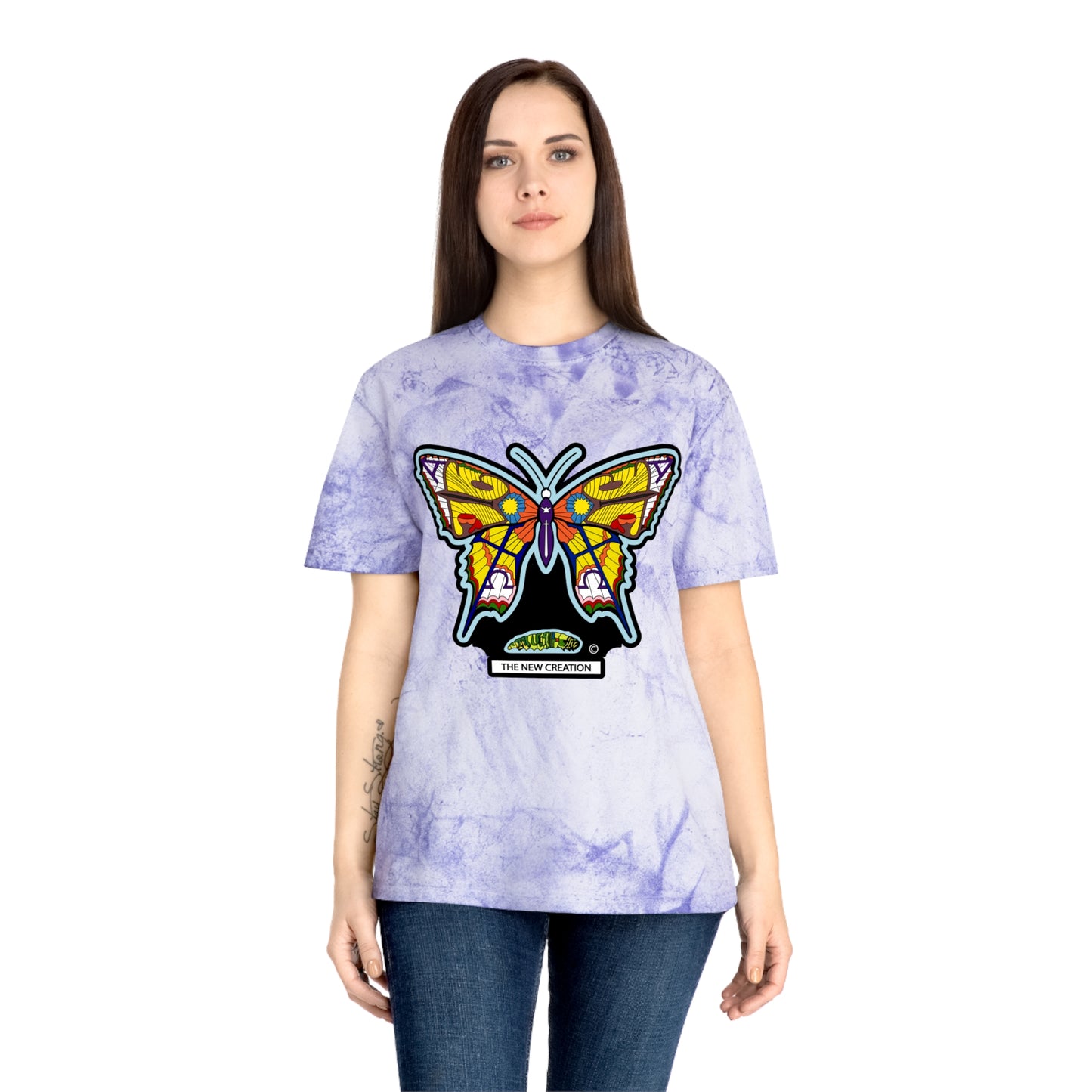 Colorful Butterfly Unisex T-Shirt Blast