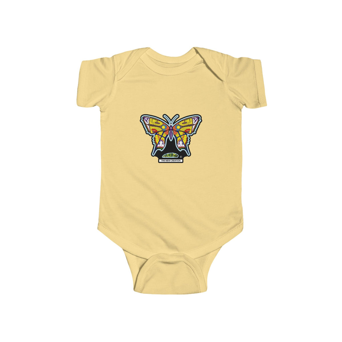 The New Creation Butterfly Infant Bodysuit — Soft Jersey