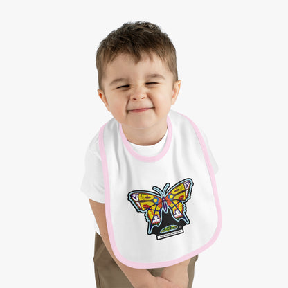 Colorful Butterfly Baby Bib - Cute Feeding Accessory, Infant Gift, Newborn Essential, Baby Shower Favor, Toddler Bib