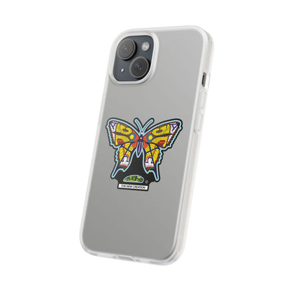 Colorful Butterfly Flexi Case – Soft Artistic Phone Cover, Eco-Friendly, Slim Shock-Absorbing Design