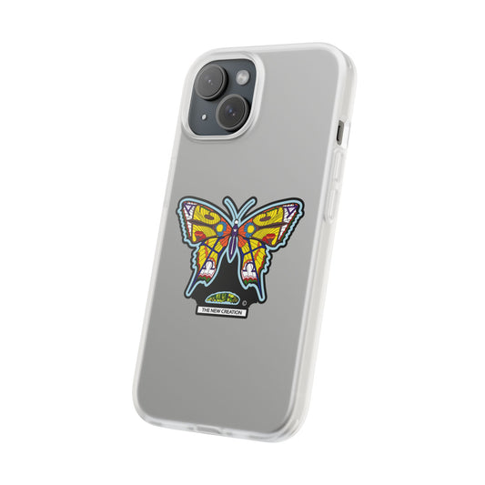 Colorful Butterfly Flexi Case – Soft Artistic Phone Cover, Eco-Friendly, Slim Shock-Absorbing Design