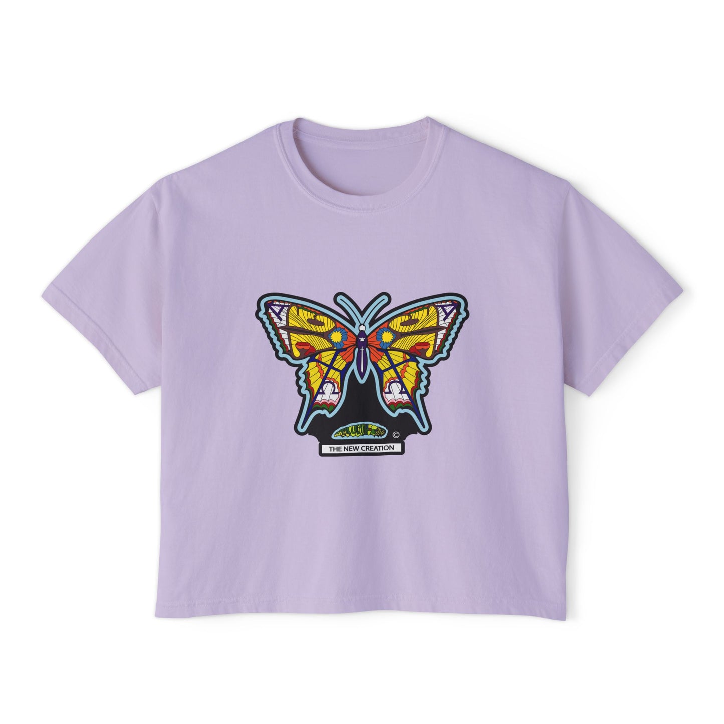 Bohemian Butterfly Women's Boxy Tee