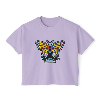 Bohemian Butterfly Women's Boxy Tee