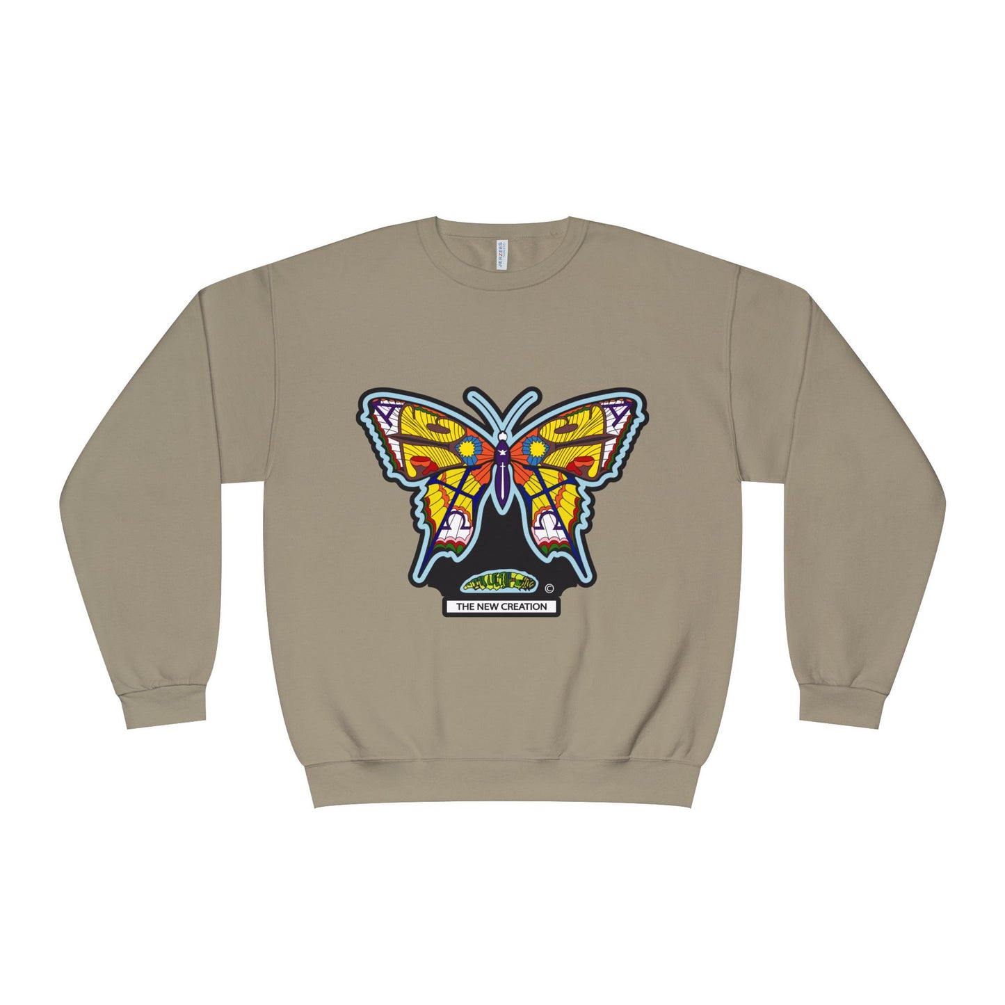 Butterfly Art Unisex Crewneck Sweatshirt, Cozy Butterflies Gift, Spring Apparel, Nature Lover Sweatshirt, Unique Graphic Sweatshirt