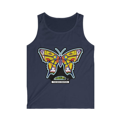 Butterfly Graphic Tank – Lightweight Unisex Sleeveless Tee with Empowering Design