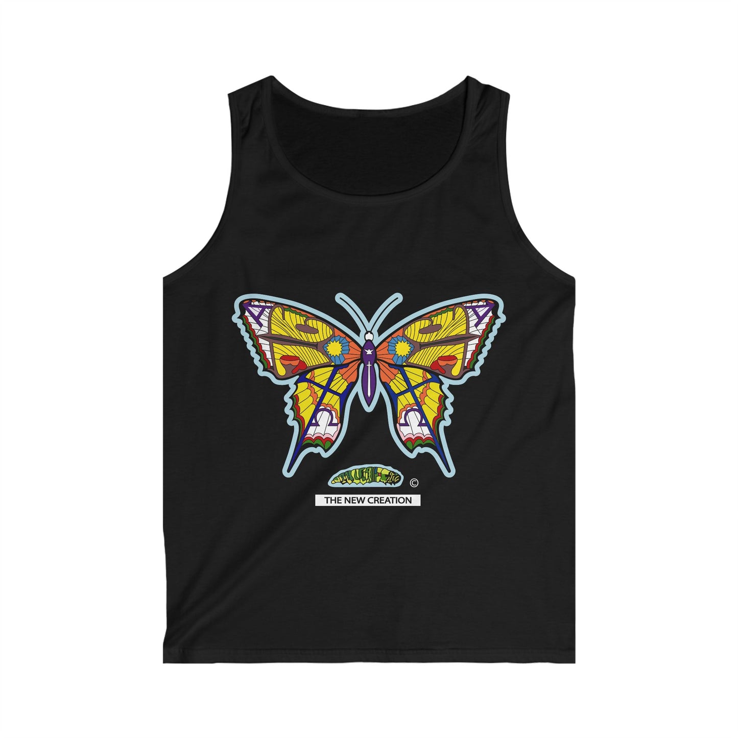 Butterfly Graphic Tank – Lightweight Unisex Sleeveless Tee with Empowering Design