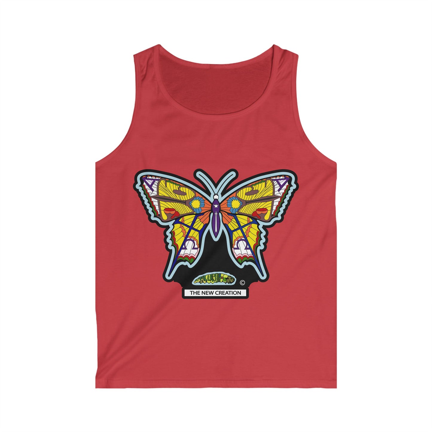 Butterfly Graphic Tank – Lightweight Unisex Sleeveless Tee with Empowering Design