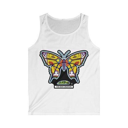 Butterfly Graphic Tank – Lightweight Unisex Sleeveless Tee with Empowering Design