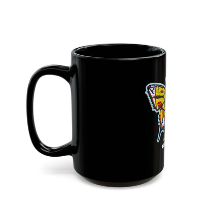 Colorful Butterfly Black Mug – Inspirational Ceramic Coffee Cup, Artistic Gift for Nature Lovers & Home Décor