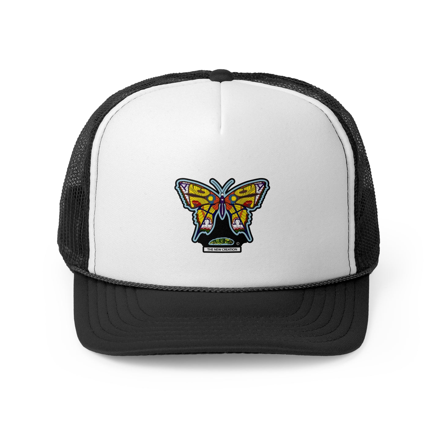Butterfly Snapback Hat – Flat Bill Cap with Adjustable Fit & Bold Embroidered Patch