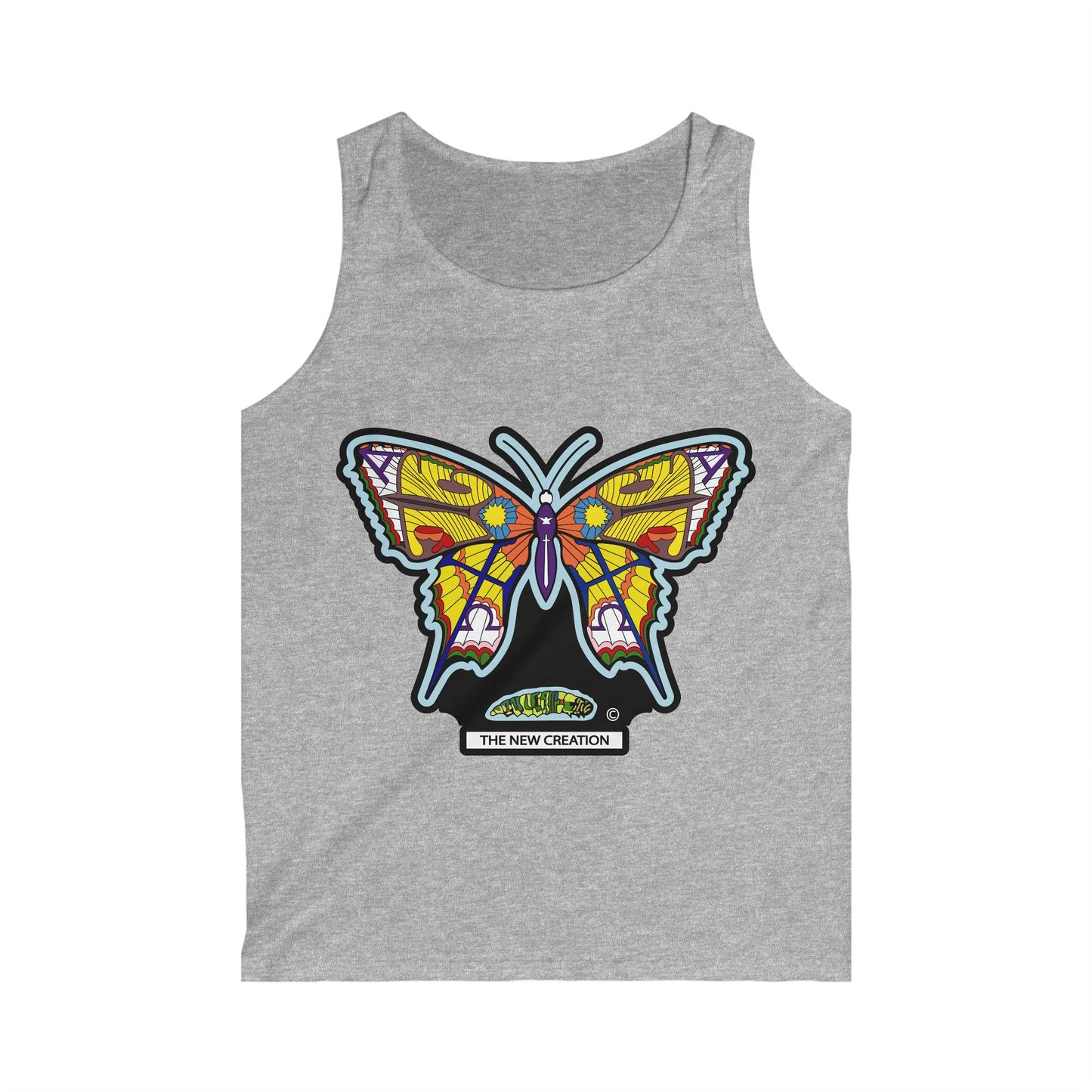 Vibrant Butterfly Graphic Tank Top