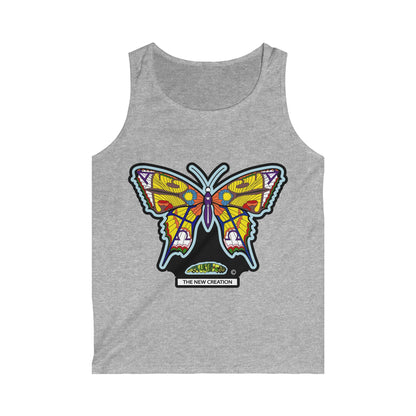 Vibrant Butterfly Graphic Tank Top