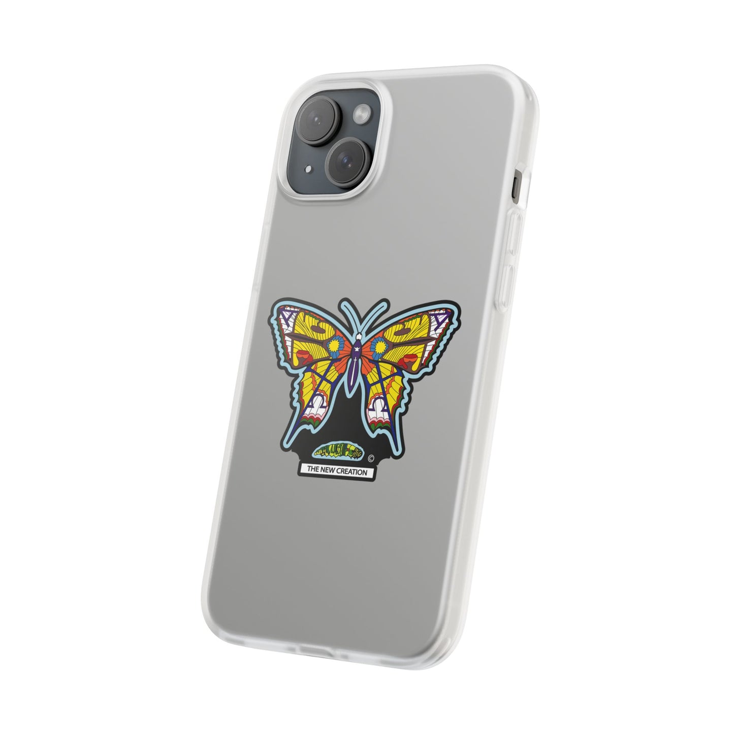 Colorful Butterfly Flexi Case – Soft Artistic Phone Cover, Eco-Friendly, Slim Shock-Absorbing Design
