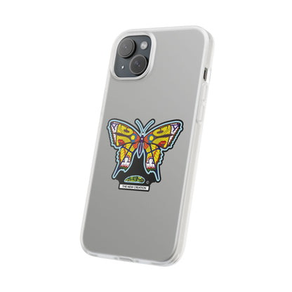 Colorful Butterfly Flexi Case – Soft Artistic Phone Cover, Eco-Friendly, Slim Shock-Absorbing Design