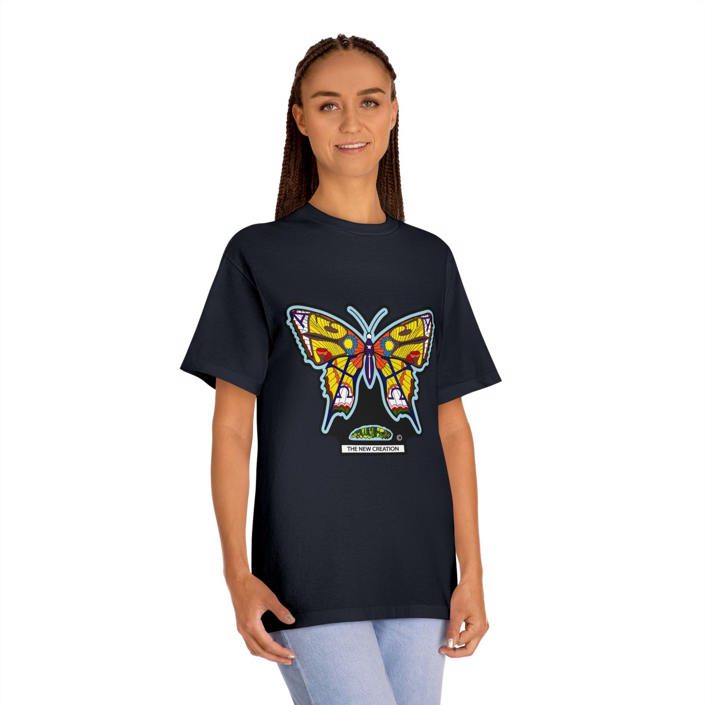 Butterfly Classic Tee – Alstyle 1301 Cotton Unisex Shirt with Timeless Symbolic Design