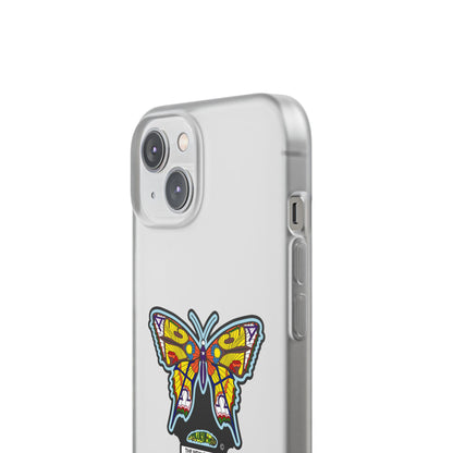 Colorful Butterfly Flexi Case – Soft Artistic Phone Cover, Eco-Friendly, Slim Shock-Absorbing Design