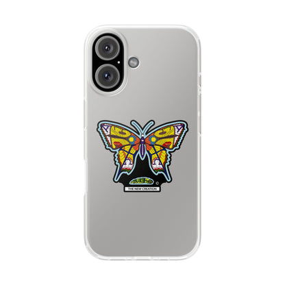 Colorful Butterfly Flexi Case – Soft Artistic Phone Cover, Eco-Friendly, Slim Shock-Absorbing Design