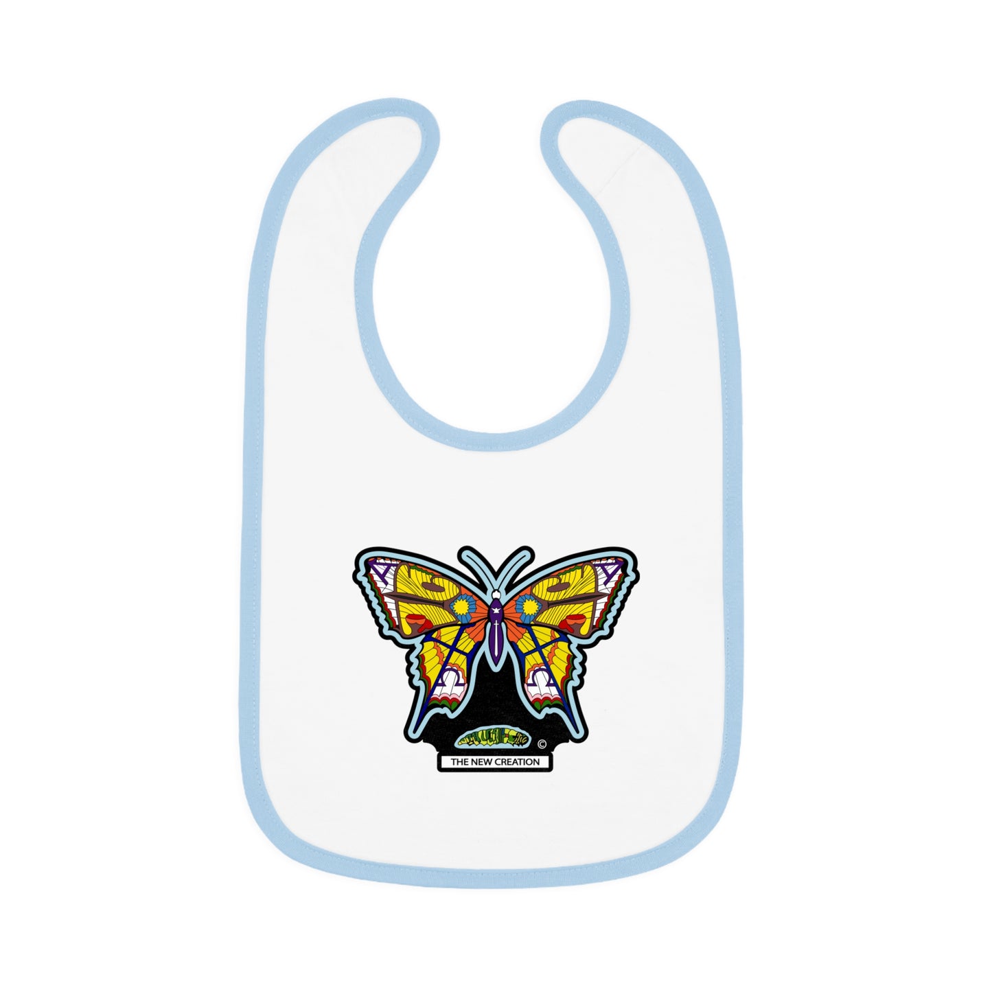 Colorful Butterfly Baby Bib - Cute Feeding Accessory, Infant Gift, Newborn Essential, Baby Shower Favor, Toddler Bib