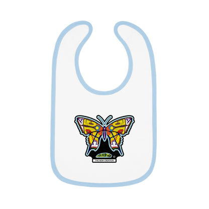 Colorful Butterfly Baby Bib - Cute Feeding Accessory, Infant Gift, Newborn Essential, Baby Shower Favor, Toddler Bib
