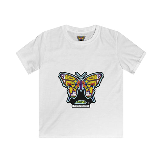 Colorful Butterfly Kids Tee, Butterfly Shirt, Kids Graphic Tee, Summer Outfit, Birthday Gift