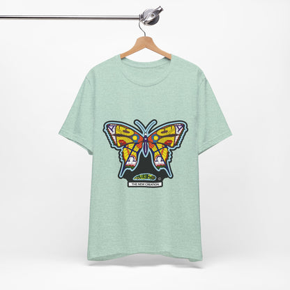 Colorful Butterfly Graphic Tee, Men's