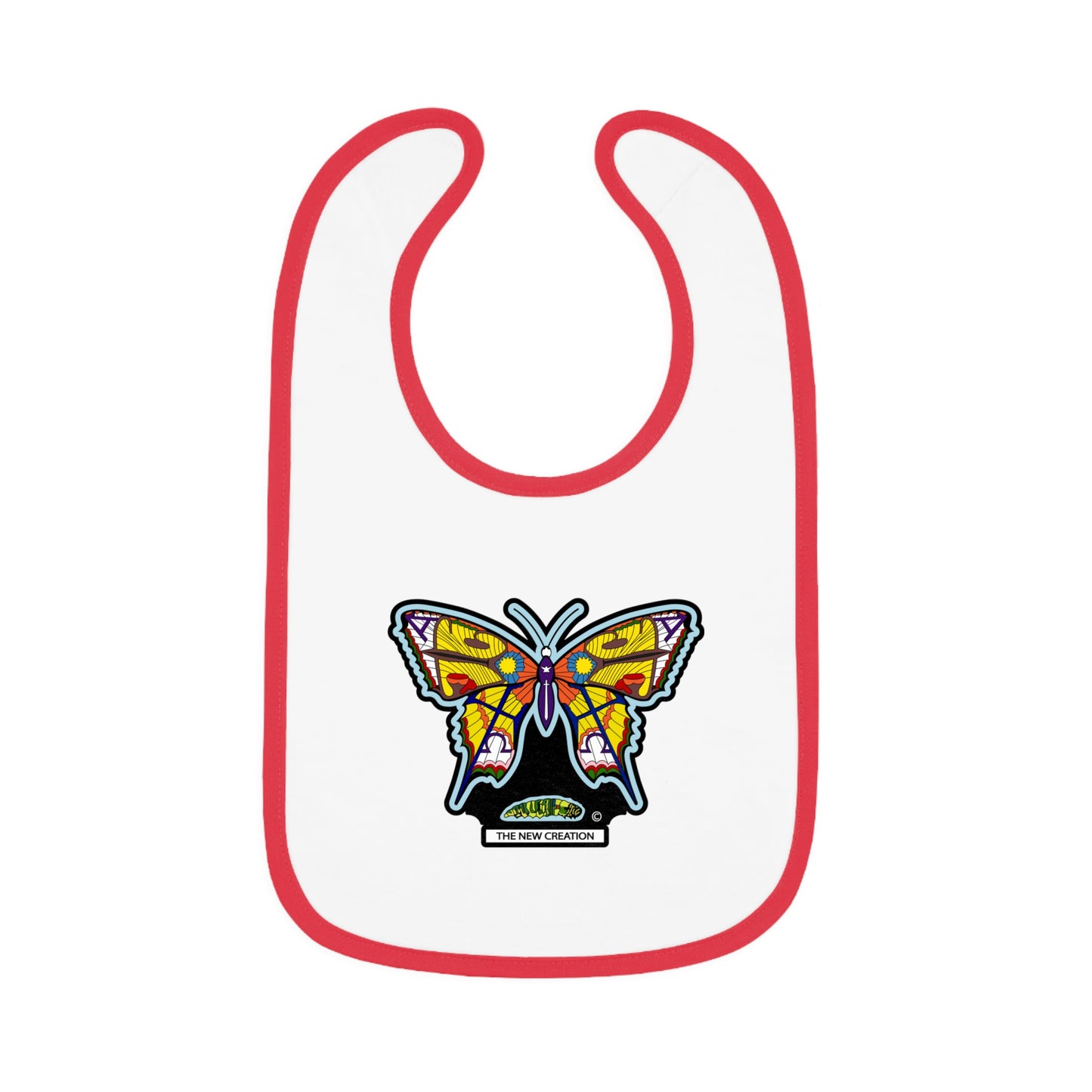 Colorful Butterfly Baby Bib - Cute Feeding Accessory, Infant Gift, Newborn Essential, Baby Shower Favor, Toddler Bib