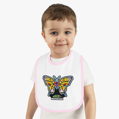 Colorful Butterfly Baby Bib - Cute Feeding Accessory, Infant Gift, Newborn Essential, Baby Shower Favor, Toddler Bib