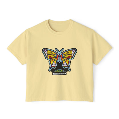 Bohemian Butterfly Women's Boxy Tee