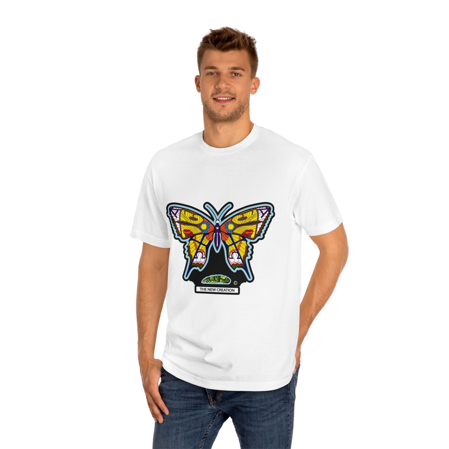 Butterfly Classic Tee – Alstyle 1301 Cotton Unisex Shirt with Timeless Symbolic Design