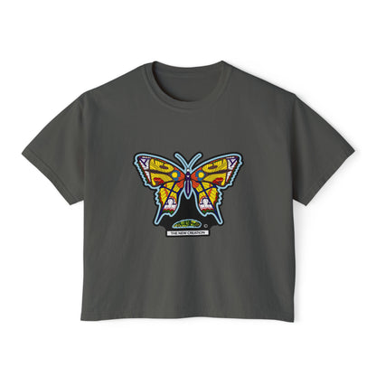 Bohemian Butterfly Women's Boxy Tee