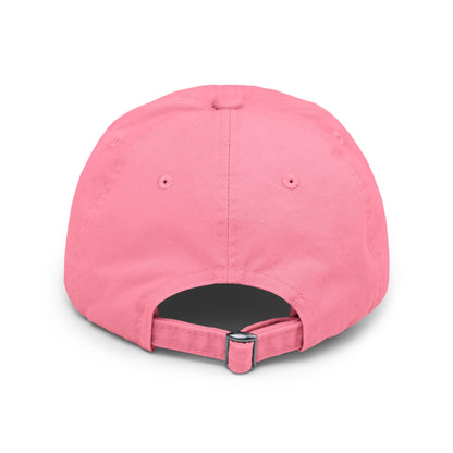 Butterfly Distressed Cap – Vintage-Style Cotton Hat with Symbolic Embroidery