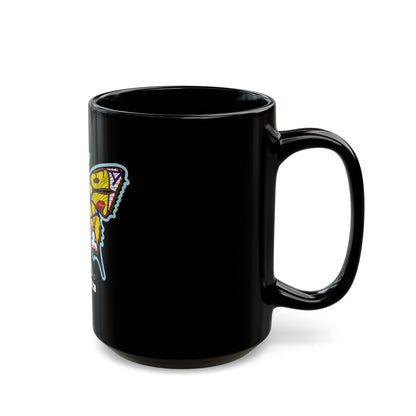 Colorful Butterfly Black Mug – Inspirational Ceramic Coffee Cup, Artistic Gift for Nature Lovers & Home Décor