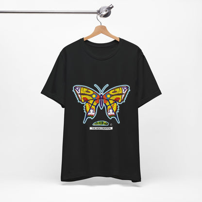 Colorful Butterfly Graphic Tee, Men's
