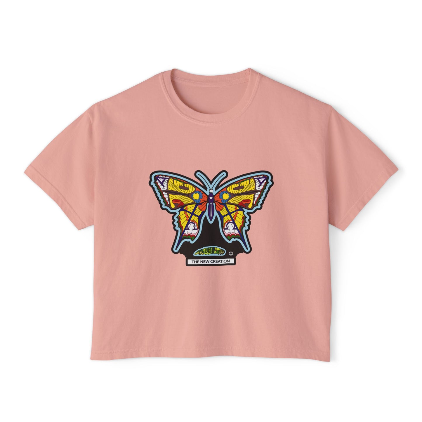 Bohemian Butterfly Women's Boxy Tee