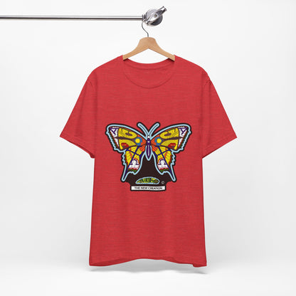 Colorful Butterfly Graphic Tee, Men's