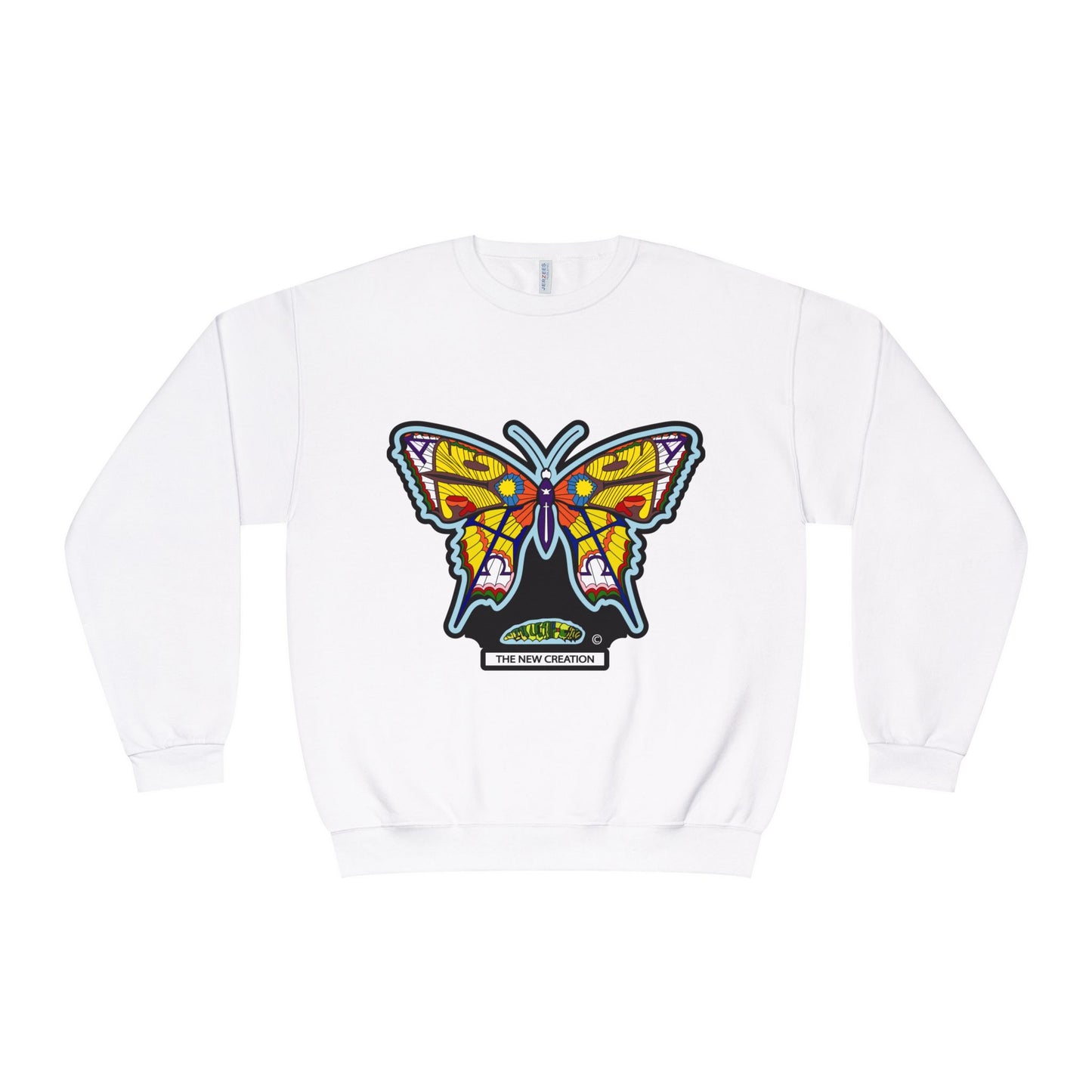 Butterfly Art Unisex Crewneck Sweatshirt, Cozy Butterflies Gift, Spring Apparel, Nature Lover Sweatshirt, Unique Graphic Sweatshirt