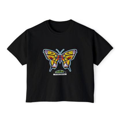 Bohemian Butterfly Women's Boxy Tee