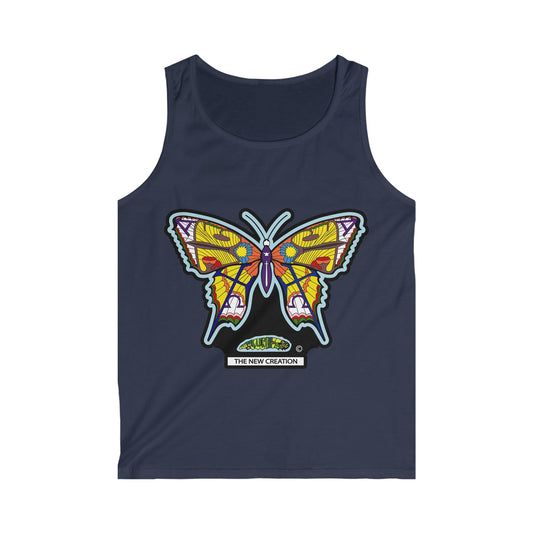 Unisex Christian butterfly tank top, The New Creation